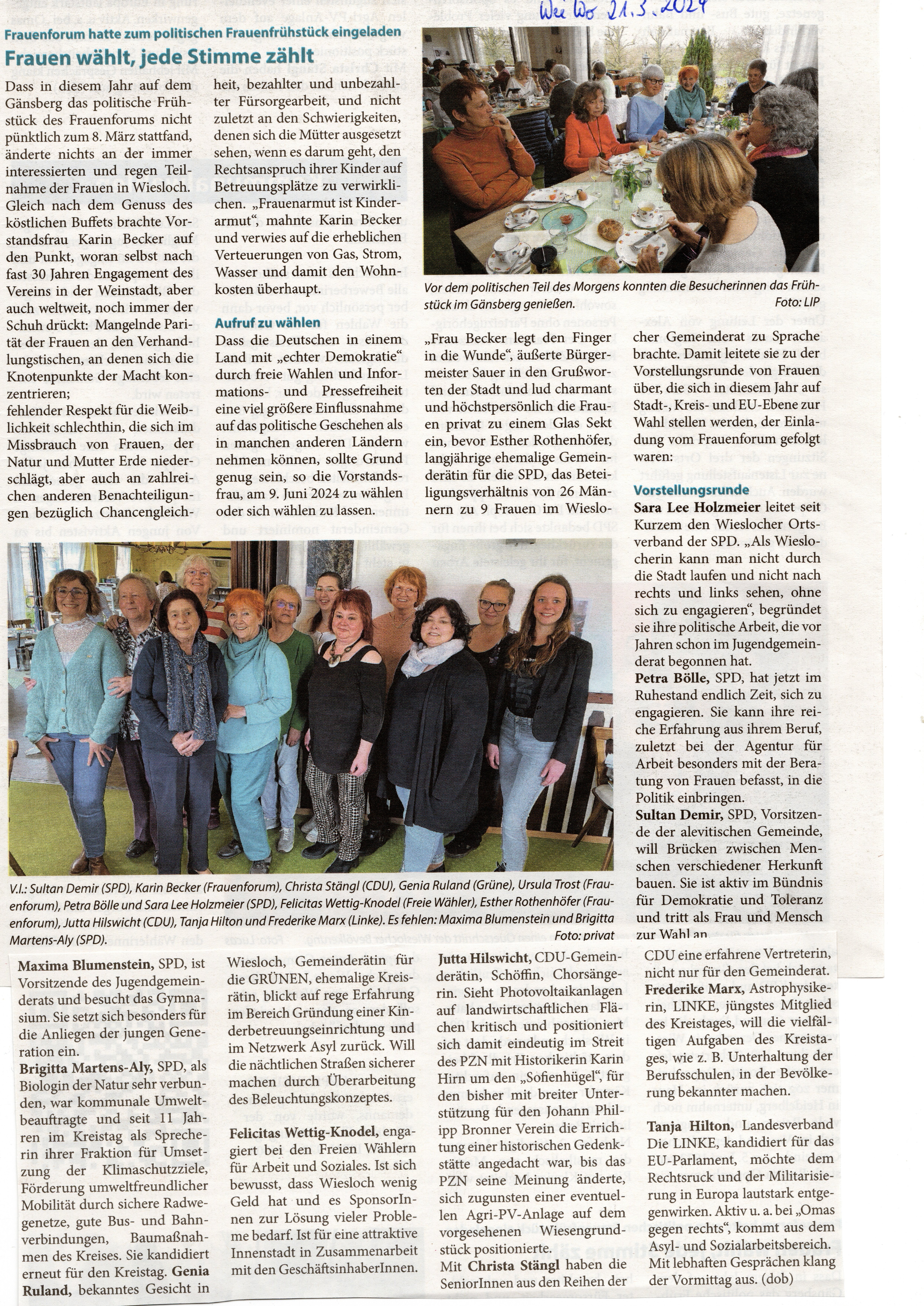 WieWo vom 21.4.2024