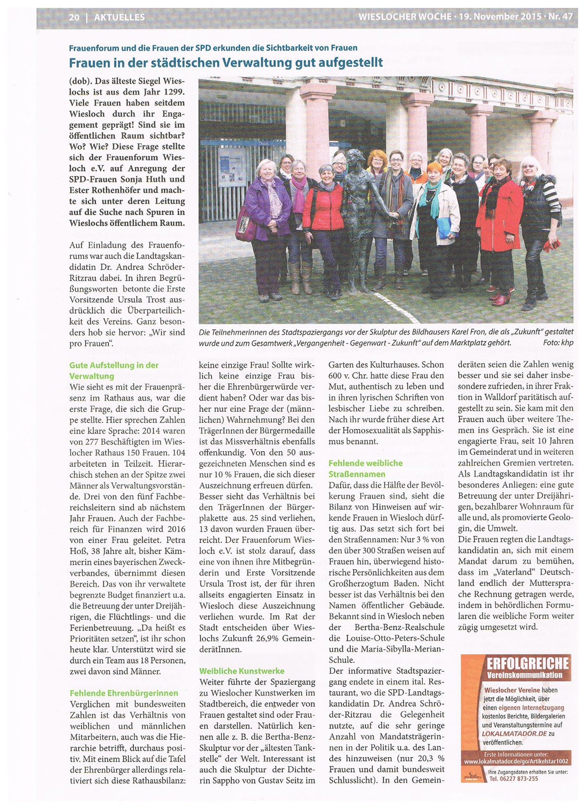 Wieslocher Woche 19.11.2015